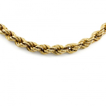 9ct gold 10.5g Hollow rope Chain